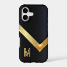 Minimalistische moderne gouden embleem monogram