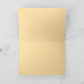 Minimalistische moderne huwelijksuitnodiging Kaart (Binnen)