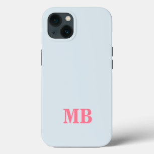 Minimalistische Moderne Initiële Monogram iPhone 13 Hoesje
