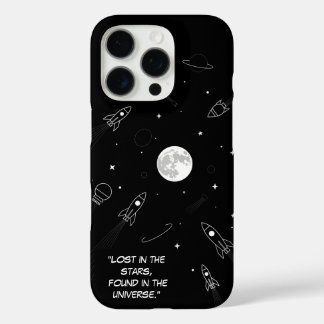 minimalistische moderne iPhone Case astronomie