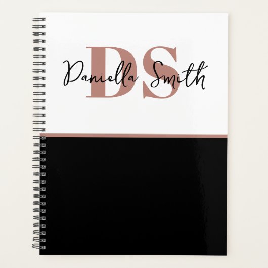 Minimalistische moderne kapper planner (Voorkant)