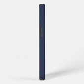 Minimalistische moderne monogram aangepast script iPhone hoesje (Rechterkant)