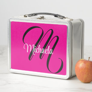 Minimalistische moderne monogram initiaal naam hee