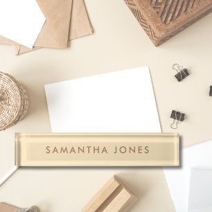 Minimalistische moderne naamplaat naambordje
