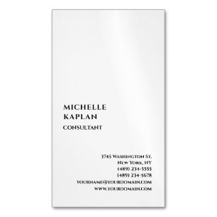 Minimalistische Moderne Professionele Exclusieve Magnetisch Visitekaartje