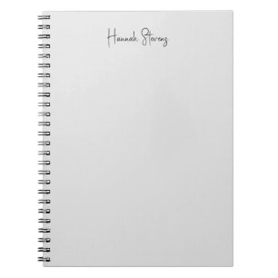 Minimalistische moderne professionele kalligrafie notitieboek