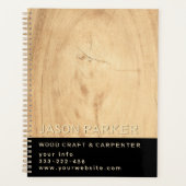 Minimalistische moderne professionele timmerman planner (Voorkant)