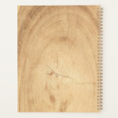 Minimalistische moderne professionele timmerman planner (Achterkant)