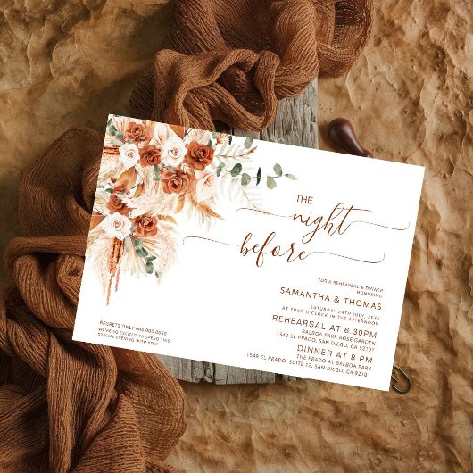 Minimalistische moderne repetitie diner avond voor kaart