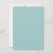 Minimalistische moderne script bruiloft achtername kaart (Achterkant)