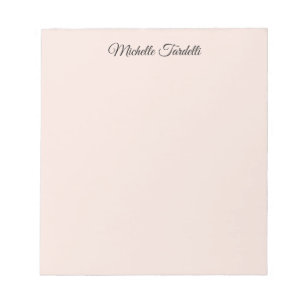 Minimalistische moderne script kalligrafie notitieblok