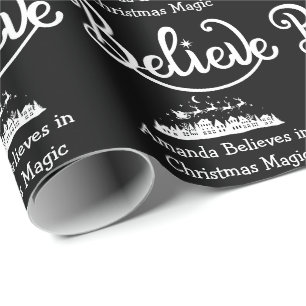 Minimalistische moderne stijlvolle gepersonaliseer cadeaupapier