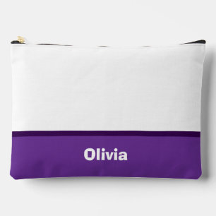 Minimalistische moderne streepnaam of monogram etui