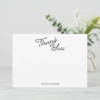 Minimalistische moderne witte retro script baby sh