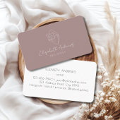 Minimalistische Moeder & Baby Line Art – Doula, vr Visitekaartje