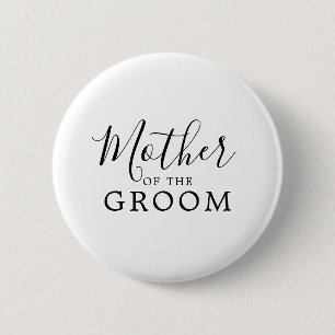 Minimalistische moeder van het Groom-Vrijgezellenf Ronde Button 5,7 Cm