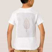 Minimalistische Moederdag-dolfijn T-shirt (Achterkant)