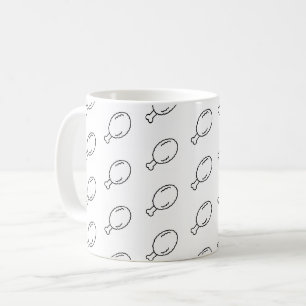 Minimalistische Mok van gefrituurde kip
