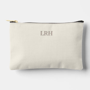 Minimalistische Monogram Bruidsmeisje Make-uptas Etui