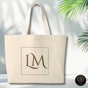 Minimalistische Monogram Everyday Katoenen Tassen 