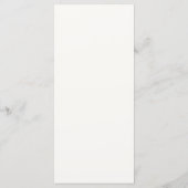 Minimalistische Monogram Gestreepte Zachte Witte H Menu (Achterkant)