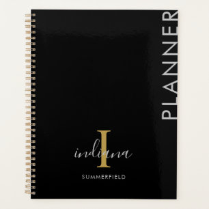 Minimalistische Monogram Handgeschreven Script Naa Planner