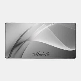 Minimalistische Monogram Naam Kalligrafie Desk Mat