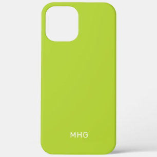 Minimalistische Monogrammen-telefoongevallen iPhone 12 Pro Max Hoesje
