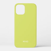 Minimalistische Monogrammen-telefoongevallen Case-Mate iPhone Case (Achterkant)
