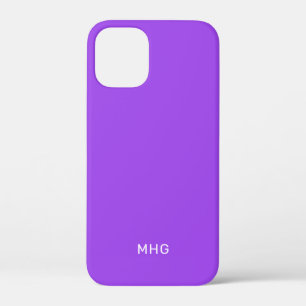Minimalistische Monogrammen-telefoongevallen iPhone 12 Mini Hoesje