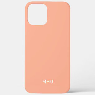 Minimalistische Monogrammen-telefoongevallen iPhone 12 Pro Max Hoesje