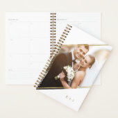 Minimalistische monogrammen van de Hoek Douane Fot Planner (Display)