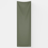 Minimalistische mosgroene aangepaste banner (Verticaal)