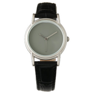 Minimalistische Moss Green Watch Face – Horloge