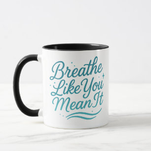 Minimalistische Motivatie Mok – Elegant script