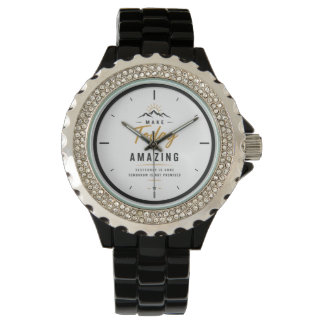 Minimalistische Motiverende Pols Horloge