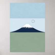 Minimalistische Mount Fuji