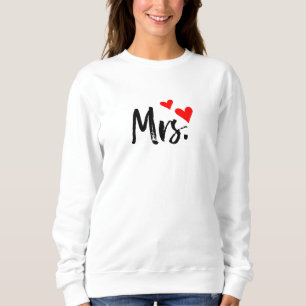 Minimalistische Mrs-shirt – Voor vrouwen geïnspire Trui