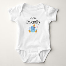 Minimalistische naam baby meisje / grappig