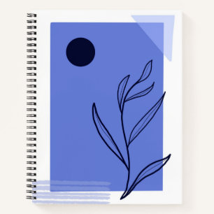Minimalistische natuur notebook notitieboek