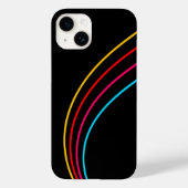 Minimalistische Neon Stripes Case-Mate iPhone Case (Achterkant)