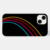 Minimalistische Neon Stripes Case-Mate iPhone Case (Achterkant (horizontaal))