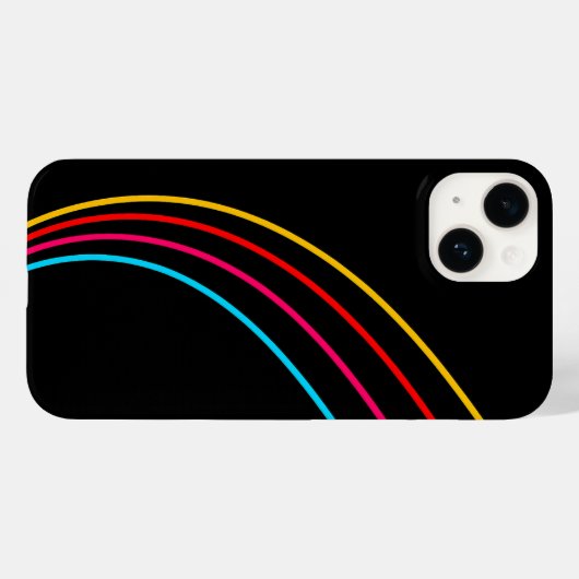 Minimalistische Neon Stripes Case-Mate iPhone Case (Achterkant (horizontaal))