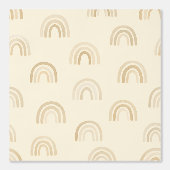 Minimalistische Neutral Rainbow Nursery behang (Voorkant)