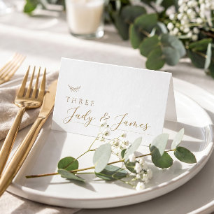 Minimalistische Neutrale Gouden Witte Trouwtafel