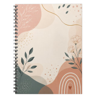 Minimalistische Neutrale Regenboog Journal Notitieboek