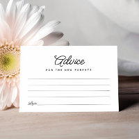Minimalistische nieuwe ouders Baby shower advies K