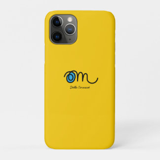 Minimalistische Om Handgeschreven Gepersonaliseerd iPhone 11 Pro Hoesje