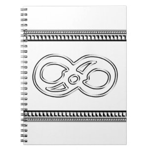 Minimalistische Oneindigheid Notitieboek