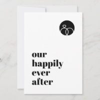 Minimalistische Our Happily Ever After Moderne Vet